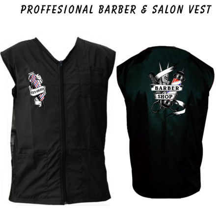 Barber vest, salon vest, barber uniforms, salon uniform, Barber jacket, barber stylist vest, Black vest M to 3xl size Barber vest, salon vest, barber uniforms, salon uniform, Barber jacket, barber stylist vest, Black vest M to 3xl size
