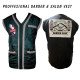 Barber vest, salon vest, barber uniforms, salon uniform, Barber jacket, barber stylist vest, Black vest M to 3xl size