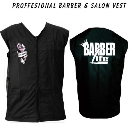 Barber vest, salon vest, barber uniforms, salon uniform, Barber jacket, barber stylist vest, Black vest M to 3xl size Barber vest, salon vest, barber uniforms, salon uniform, Barber jacket, barber stylist vest, Black vest M to 3xl size