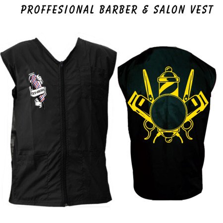 Barber vest, salon vest, barber uniforms, salon uniform, Barber jacket, barber stylist vest, Black vest M to 3xl size Barber vest, salon vest, barber uniforms, salon uniform, Barber jacket, barber stylist vest, Black vest M to 3xl size