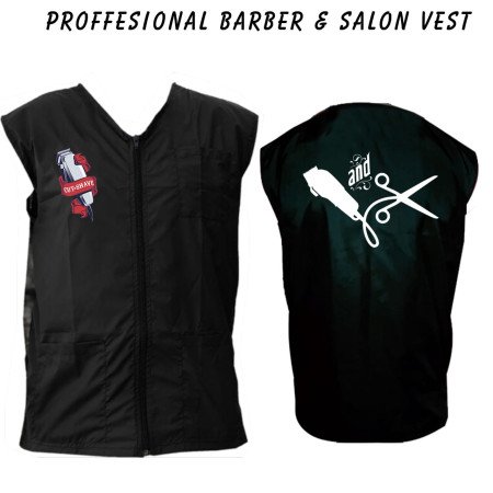 Barber vest, salon vest, barber uniforms, salon uniform, Barber jacket, barber stylist vest, Black vest M to 3xl size Barber vest, salon vest, barber uniforms, salon uniform, Barber jacket, barber stylist vest, Black vest M to 3xl size