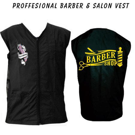 Barber vest, salon vest, barber uniforms, salon uniform, Barber jacket, barber stylist vest, Black vest M to 3xl size Barber vest, salon vest, barber uniforms, salon uniform, Barber jacket, barber stylist vest, Black vest M to 3xl size
