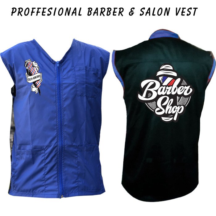 Barber vest, salon vest, barber uniforms, salon uniform, Barber jacket, barber stylist vest, Black vest M to 3xl size