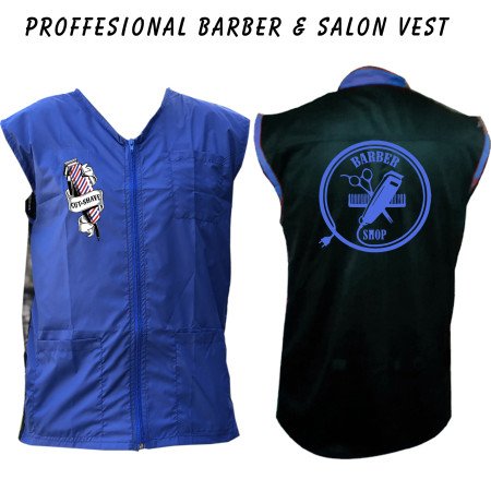 Barber vest, salon vest, barber uniforms, salon uniform, Barber jacket, barber stylist vest, Black vest M to 3xl size