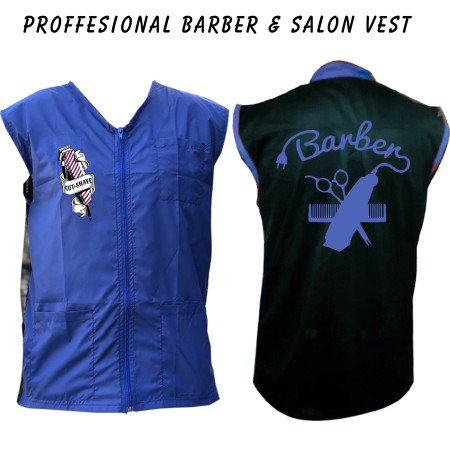 Barber vest, salon vest, barber uniforms, salon uniform, Barber jacket, barber stylist vest, Black vest M to 3xl size