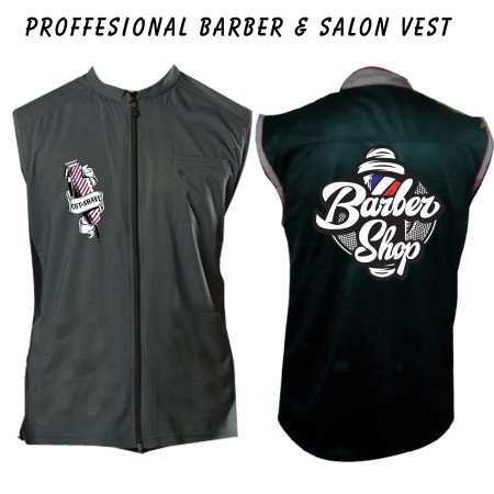 Barber vest, salon vest, barber uniforms, salon uniform, Barber jacket, barber stylist vest, Black vest M to 3xl size Barber vest, salon vest, barber uniforms, salon uniform, Barber jacket, barber stylist vest, Black vest M to 3xl size