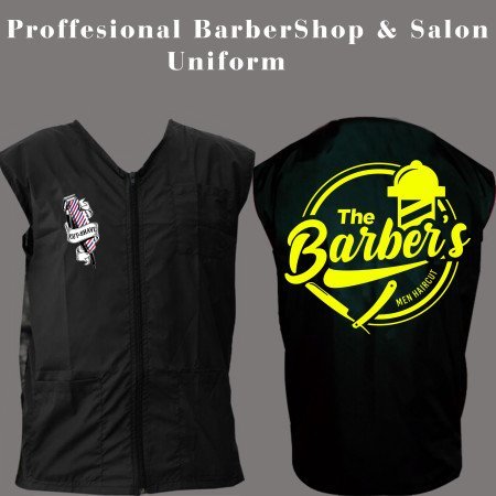 Barber vest,salon vest, barber uniforms, salon uniform,Barber jacket,barber stylist vest,Black vest M to 3xl size
