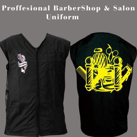 Barber vest,salon vest, barber uniforms, salon uniform,Barber jacket,barber stylist vest,Black vest M to 3xl size