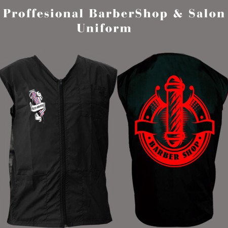 Barber vest,salon vest, barber uniforms, salon uniform,Barber jacket,barber stylist vest,Black vest M to 3xl size
