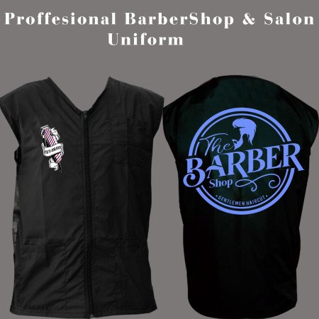 Barber vest,salon vest, barber uniforms, salon uniform,Barber jacket,barber stylist vest,Black vest M to 3xl size