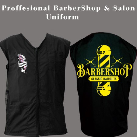 Barber vest,salon vest, barber uniforms, salon uniform,Barber jacket,barber stylist vest,Black vest M to 3xl size