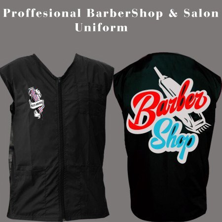 Barber vest,salon vest, barber uniforms, salon uniform,Barber jacket,barber stylist vest,Black vest M to 3xl size
