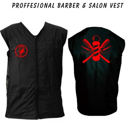 Barber vest, salon vest, barber uniforms, salon uniform, Barber jacket, barber stylist vest, Black vest M to 3xl size Barber vest, salon vest, barber uniforms, salon uniform, Barber jacket, barber stylist vest, Black vest M to 3xl size