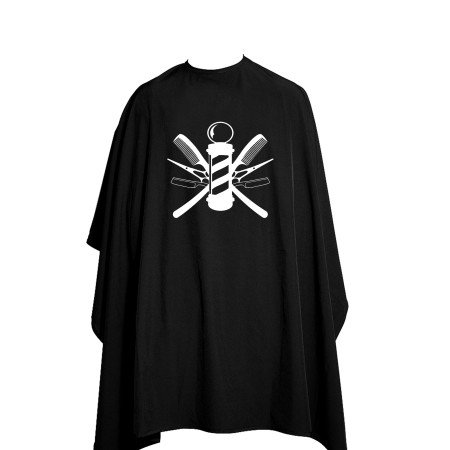 barber cape, salon cape, Hair Cutting Cape Large Salon Hairdressing Hairdresser Gown Barber Cloth Black barber cape, salon cape, Hair Cutting Cape Large Salon Hairdressing Hairdresser Gown Barber Cloth Black