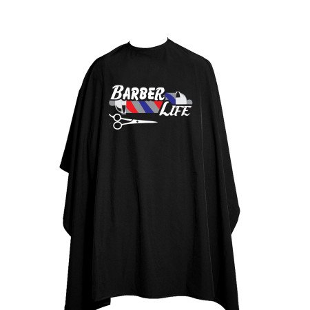 barber cape, salon cape, Hair Cutting Cape Large Salon Hairdressing Hairdresser Gown Barber Cloth Black barber cape, salon cape, Hair Cutting Cape Large Salon Hairdressing Hairdresser Gown Barber Cloth Black