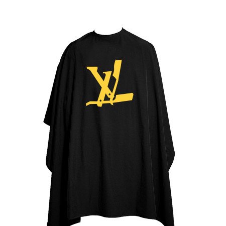 barber cape, salon cape, Hair Cutting Cape Large Salon Hairdressing Hairdresser Gown Barber Cloth Black barber cape, salon cape, Hair Cutting Cape Large Salon Hairdressing Hairdresser Gown Barber Cloth Black