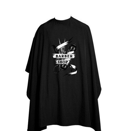 barber cape, salon cape, Hair Cutting Cape Large Salon Hairdressing Hairdresser Gown Barber Cloth Black barber cape, salon cape, Hair Cutting Cape Large Salon Hairdressing Hairdresser Gown Barber Cloth Black