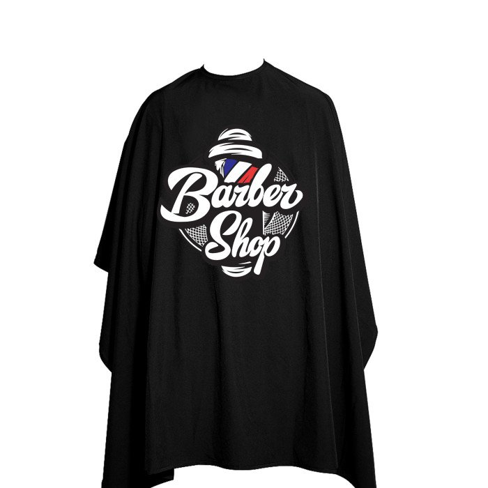 barber cape, salon cape, Hair Cutting Cape Large Salon Hairdressing Hairdresser Gown Barber Cloth Black