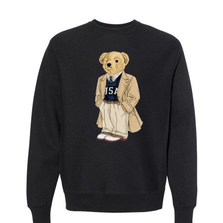 american bear sweatshirt teddy bear sweatshirt unisex t-shirt polo bear polo sweatshirt polo shirt
