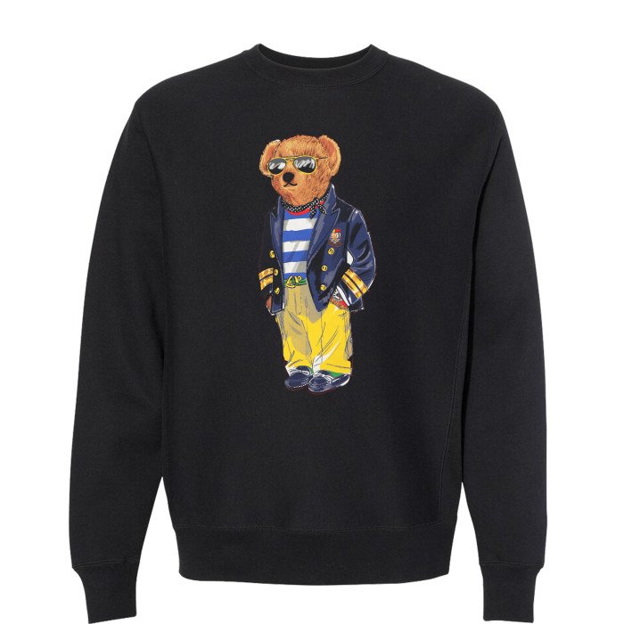 american bear sweatshirt teddy bear sweatshirt unisex t-shirt polo bear polo sweatshirt polo shirt