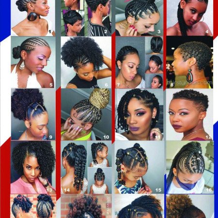 24x36 Barbershop poster modern hair style for men youth kids