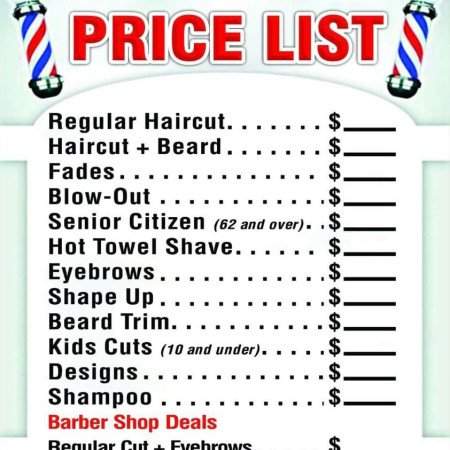 24x36 Barbershop poster modern hair style for men youth kids